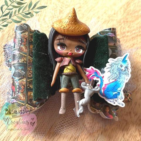 Raya and her Dragon Hairbow