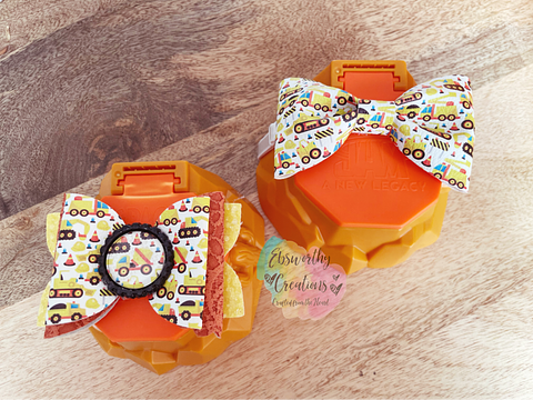 Vehicles Hair Bow and Bow tie set