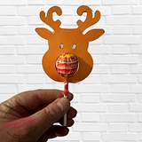 Lolly Pop holders. Christmas, Easter, Valentines Plastic Template